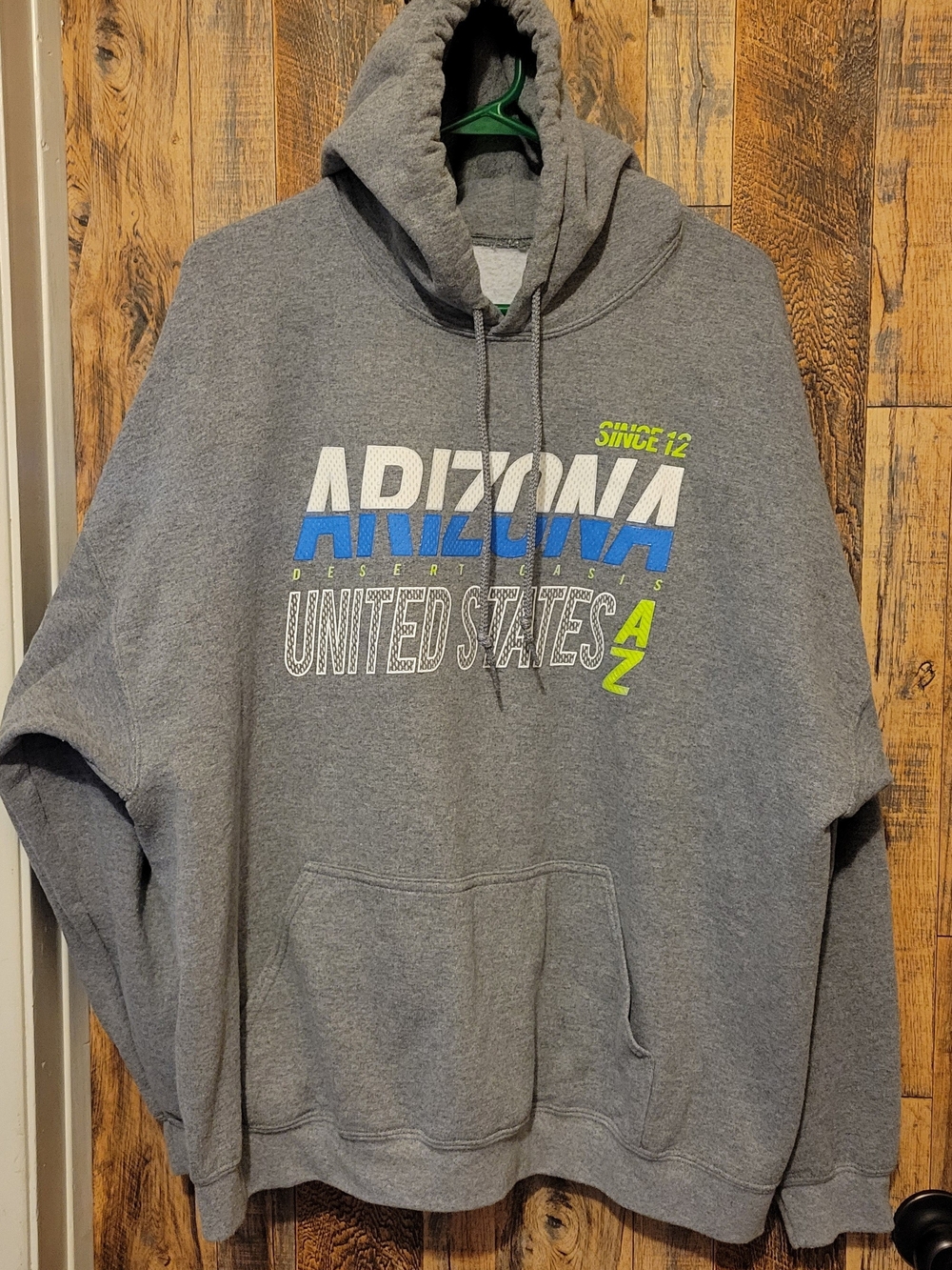 Arizona United States Gray Hooded Sweatshirt
